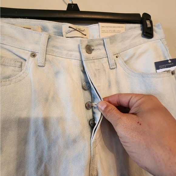 Universal Thread tye dye 90's baggy jeans size 2 regular - Picture 2 of 6